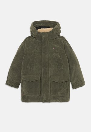 CORDUROY PARKA - Klassisk frakke - pewter green