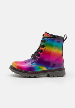 TOM TAILOR Schnürstiefelette - rainbow
