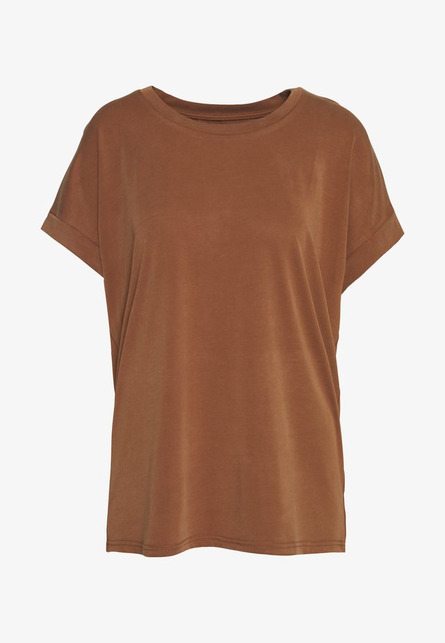 KAJSA - Basic T-shirt - friar brown