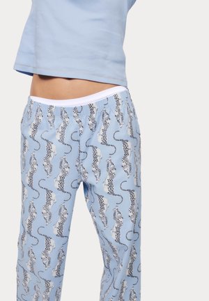 PRINTED SET - Pyjamas - light wedgewood