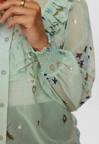 Nümph NUKYNDALL  - Button-down blouse - sea foam