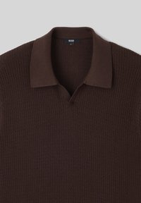 BZB AJOURÉE - Polo - marron foncée