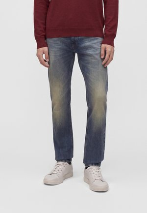 HUGO, ASH - Дънки с прав крачол - medium blue