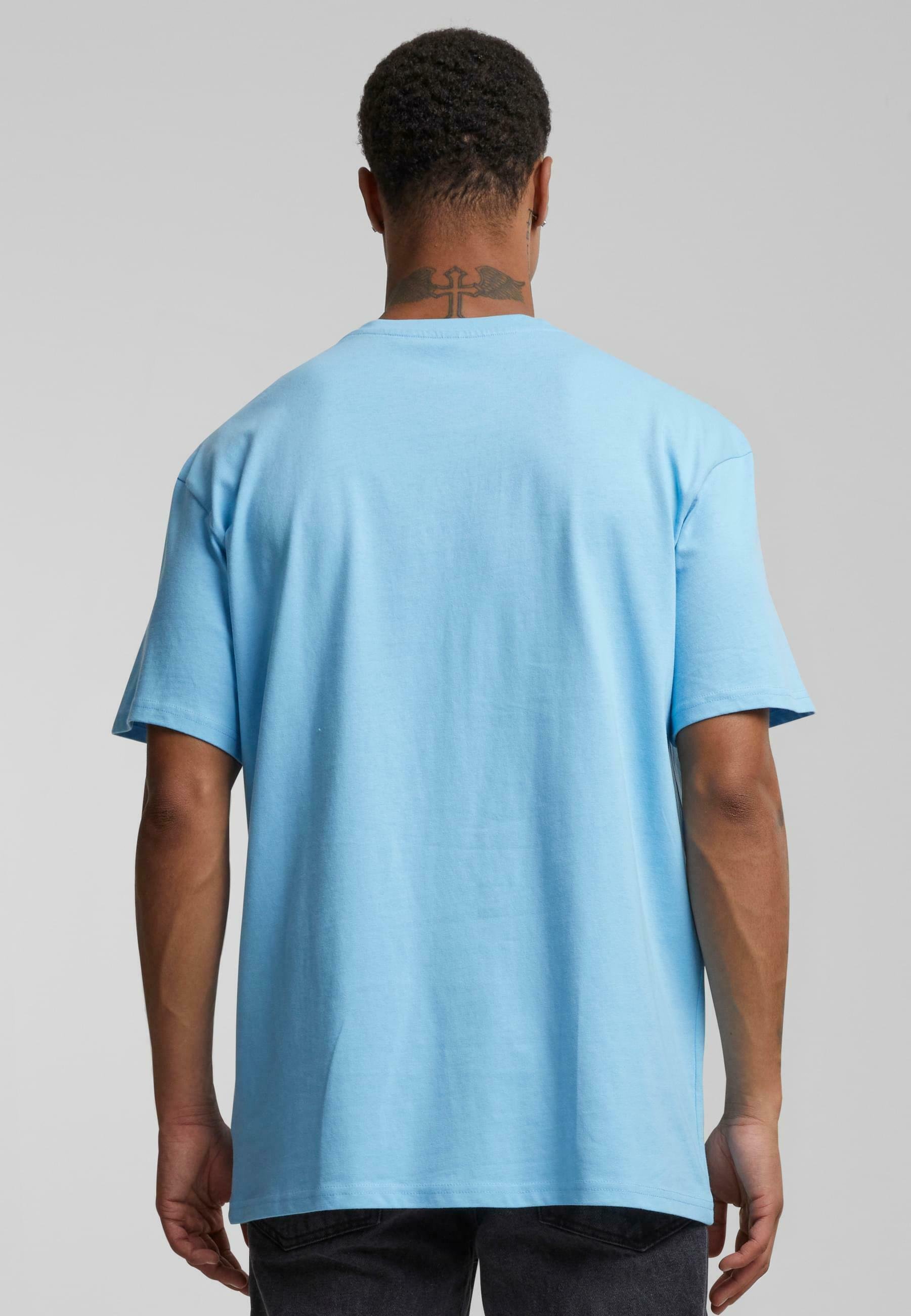 Mister Tee Maglietta Uomo Bad Habit – 100% Cotone, Blu Oceano, Taglia XS
