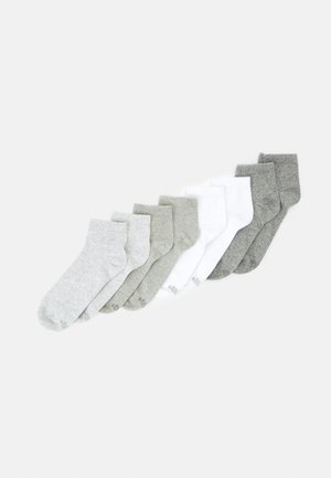 UNISEX ESSENTIALS QUARTER 8PACK - Socken - white mouliné mix