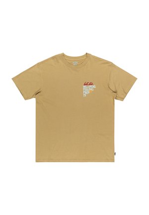Billabong TWIN FIN - Print T-shirt - khaki