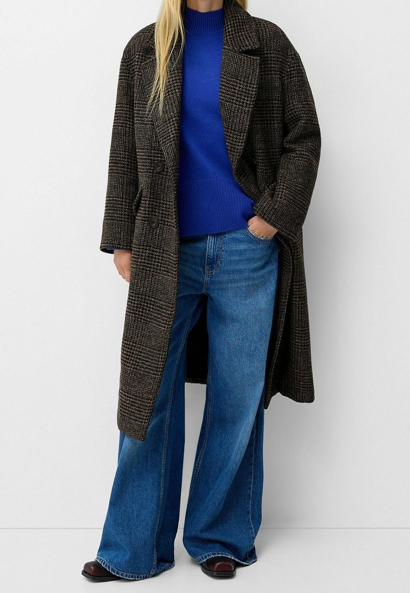 Bershka Klassisk kappa / rock - dark brown