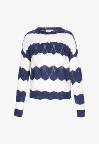 Ausgewählt, navy offwhite