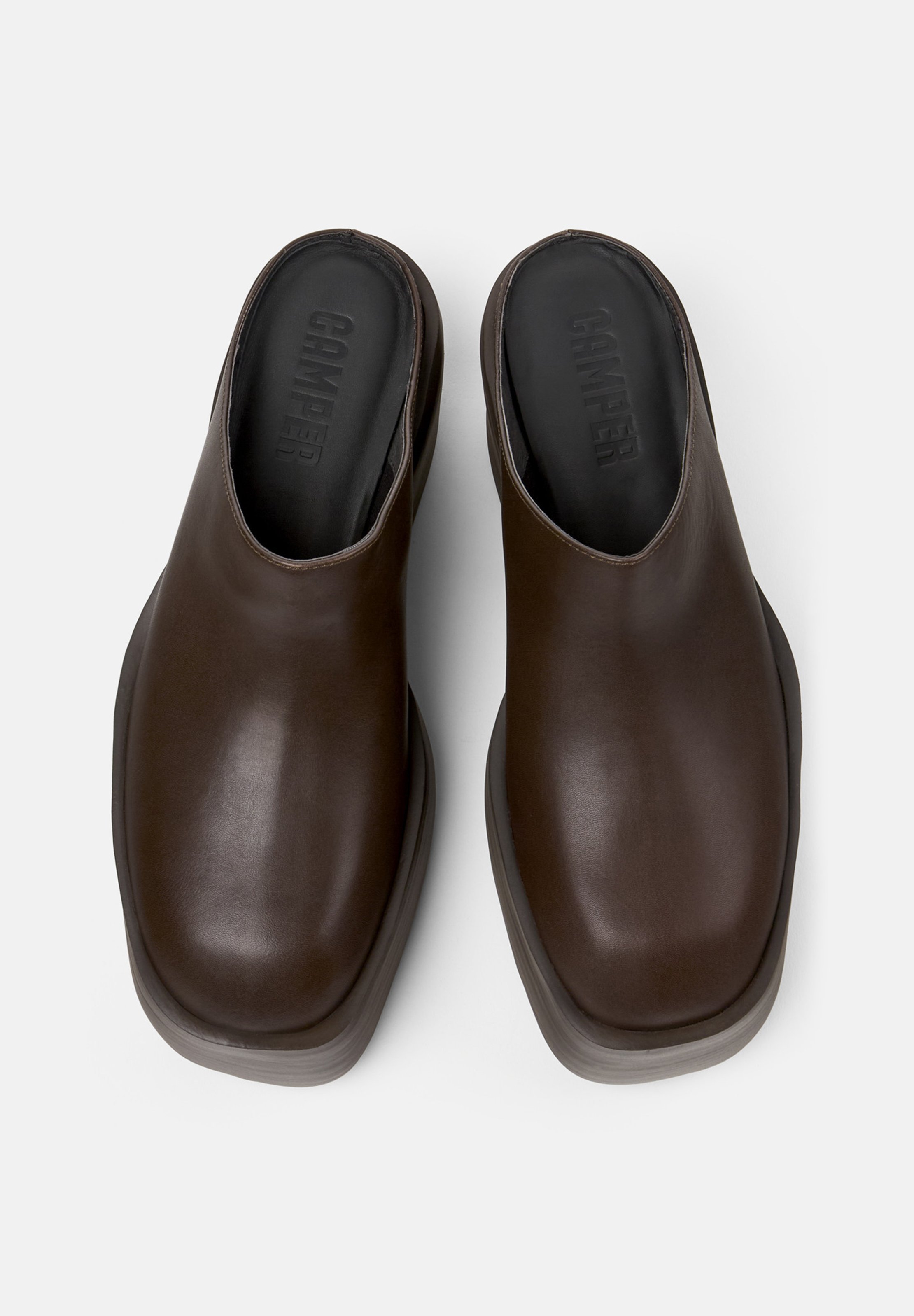 ※美品※Camper Billie クロッグ Camper BILLIE - Heeled mules - dark brown/brown - Zalando.co.uk