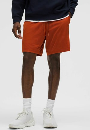 DOUBLE-LAYERED MESH LINERLESS 18CM - Kurze Sporthose - autumn rust autumn rust true navy