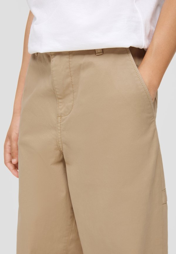 COUPE BAGGY EN TWILL - Stoffhose - beige