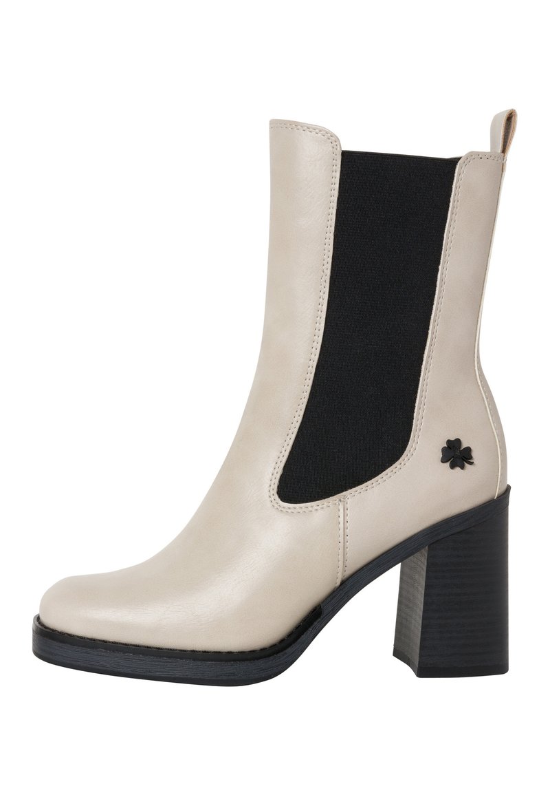 Marco Tozzi BY GUIDO MARIA KRETSCHMER CHELSEA - Botines de tacón - cream comb