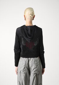 Noisy May NMVALERIE ZIP HOODIE - Φούτερ με φερμουάρ - black