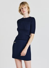 Calliope TRECCE - T-shirt imprimé - blu notte