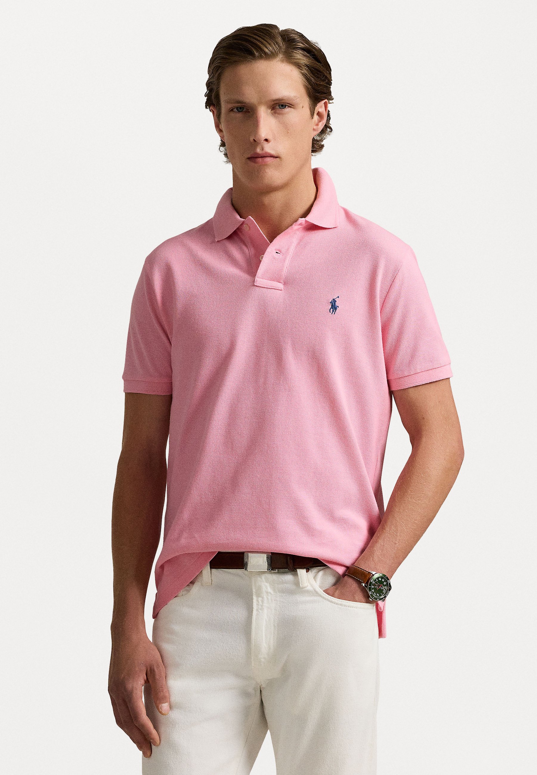 Camiseta Polo Polo Ralph Lauren Rosado Polo Ralph Lauren SLIM FIT