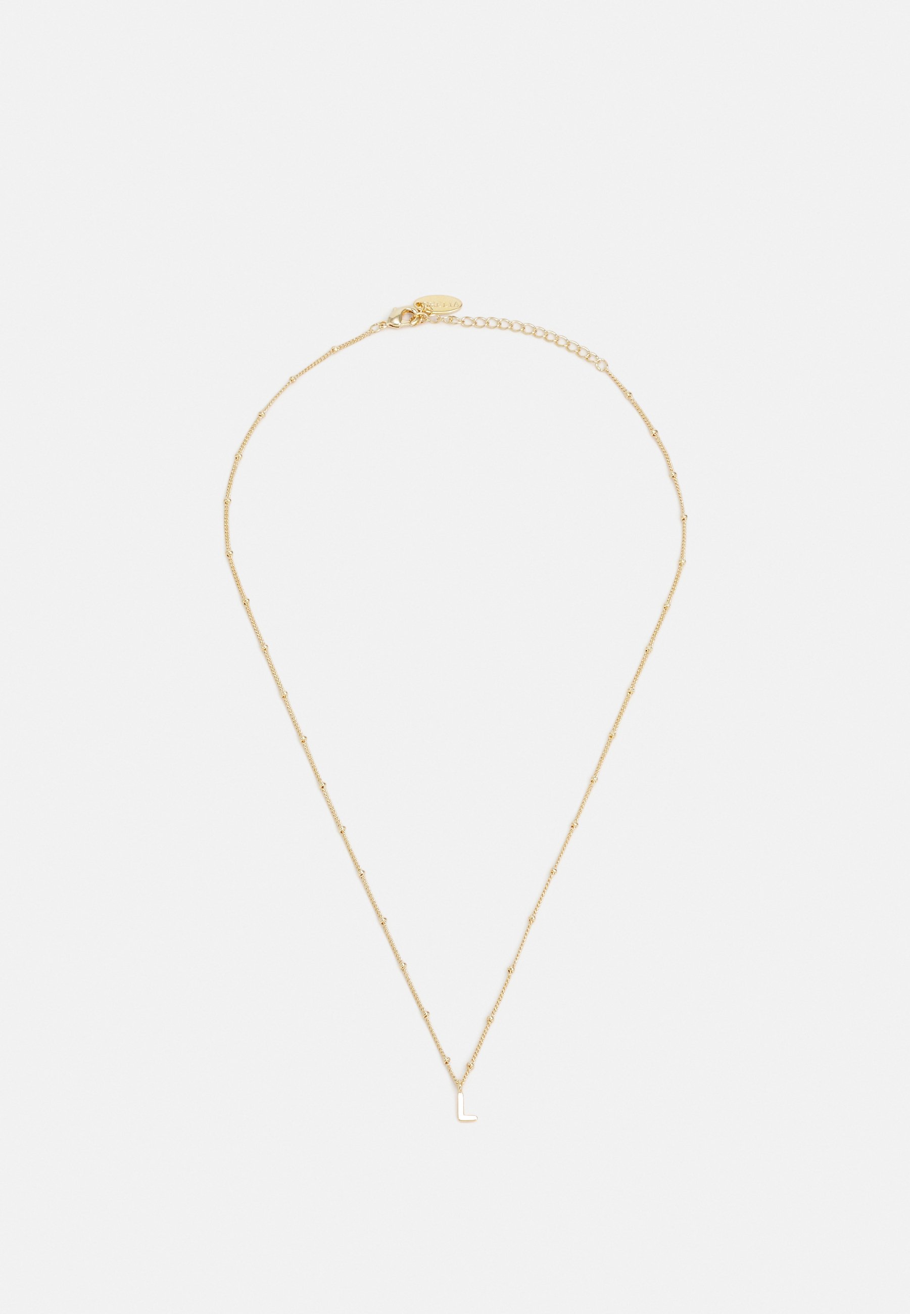 Orelia INITIAL L SATELLITE CHAIN NECKLACE - Ketting -  gold-coloured/goudkleurig - Zalando.be