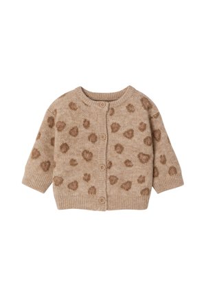 Vertbaudet, VERTBAUDET BUTTONED CARDIGAN FOR BABY GIRLS - Cardigan - marl beige