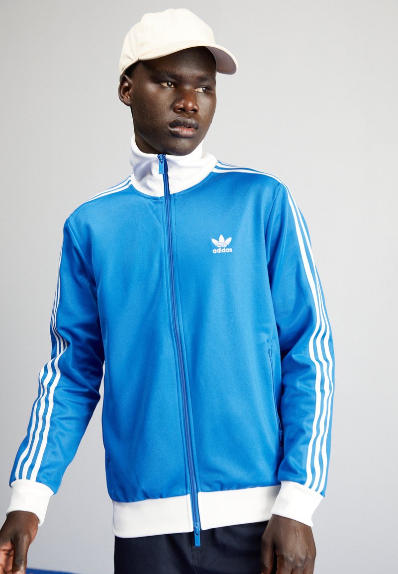 adidas Originals Training jacket - blue bird/white/blue - Zalando.co.uk