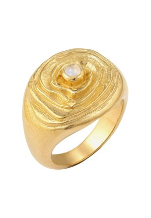 VINTAGE STRUCTURED SPIRAL - Ring - gold-coloured