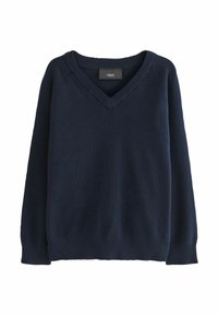 Next REGULAR FIT - V-NECK PACK OF 2 - Stickad tröja - navy