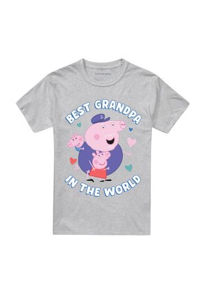 PEPPA PIG BEST GRANDPA IN THE WORLD - T-Shirt print - dark blue