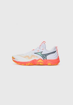 WAVE MOMENTUM ELITE - Sneakers laag - white/fiery coral/citrus