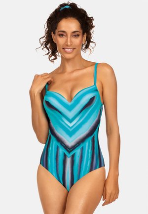 Feba Swimwear Kostium kąpielowy - ocean print wyjmowany push up