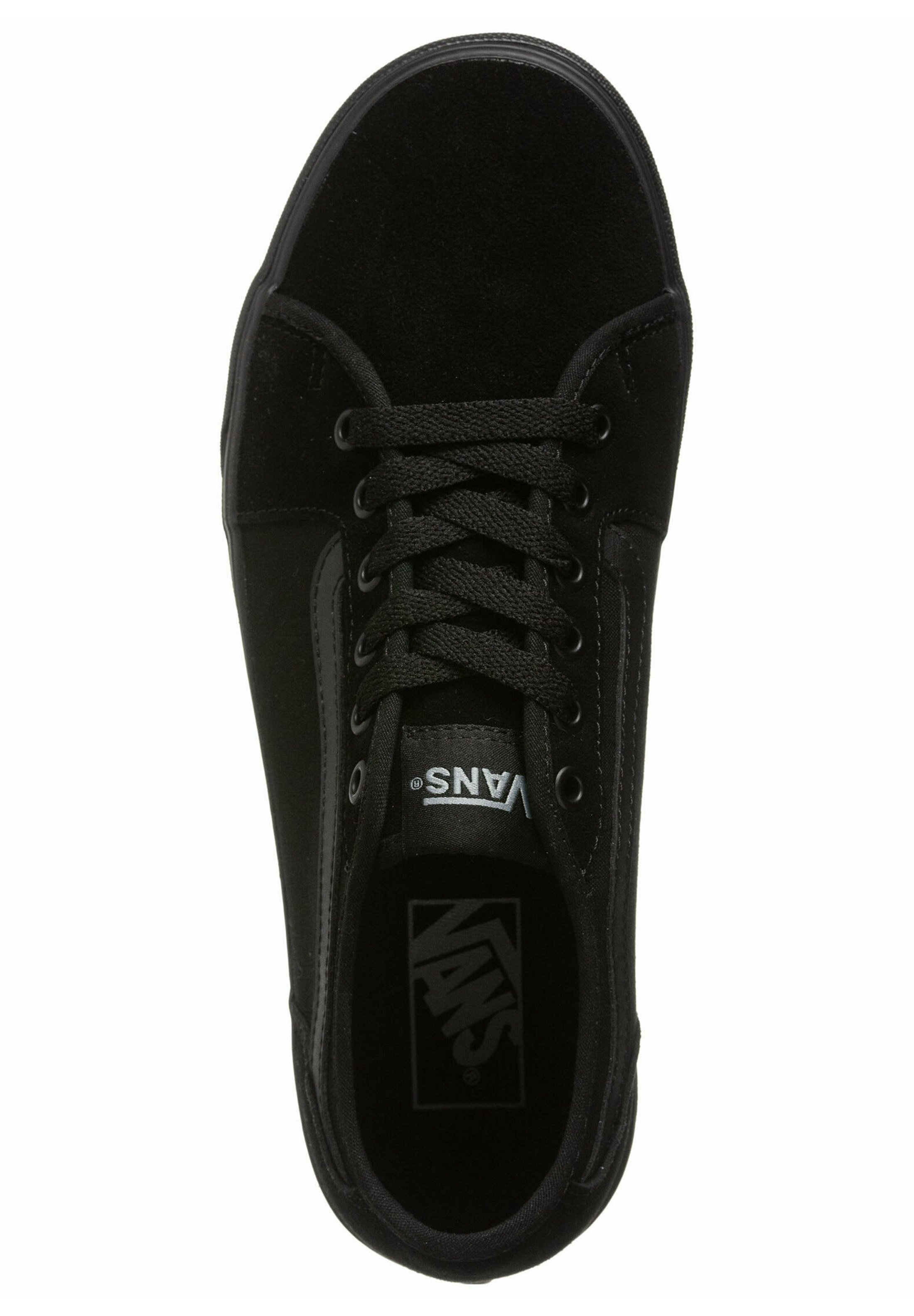 vans filmore suede canvas black gum