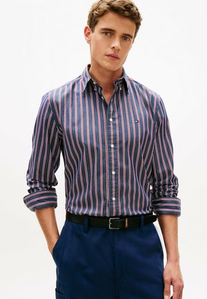FLEX REGULAR FIT STRIPE - Skjorter - carbon navy   stripe