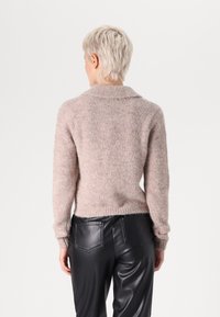 JDY JDYZOEY LIFE COLLAR CARDIGAN - Adīta jaka - chateau gray