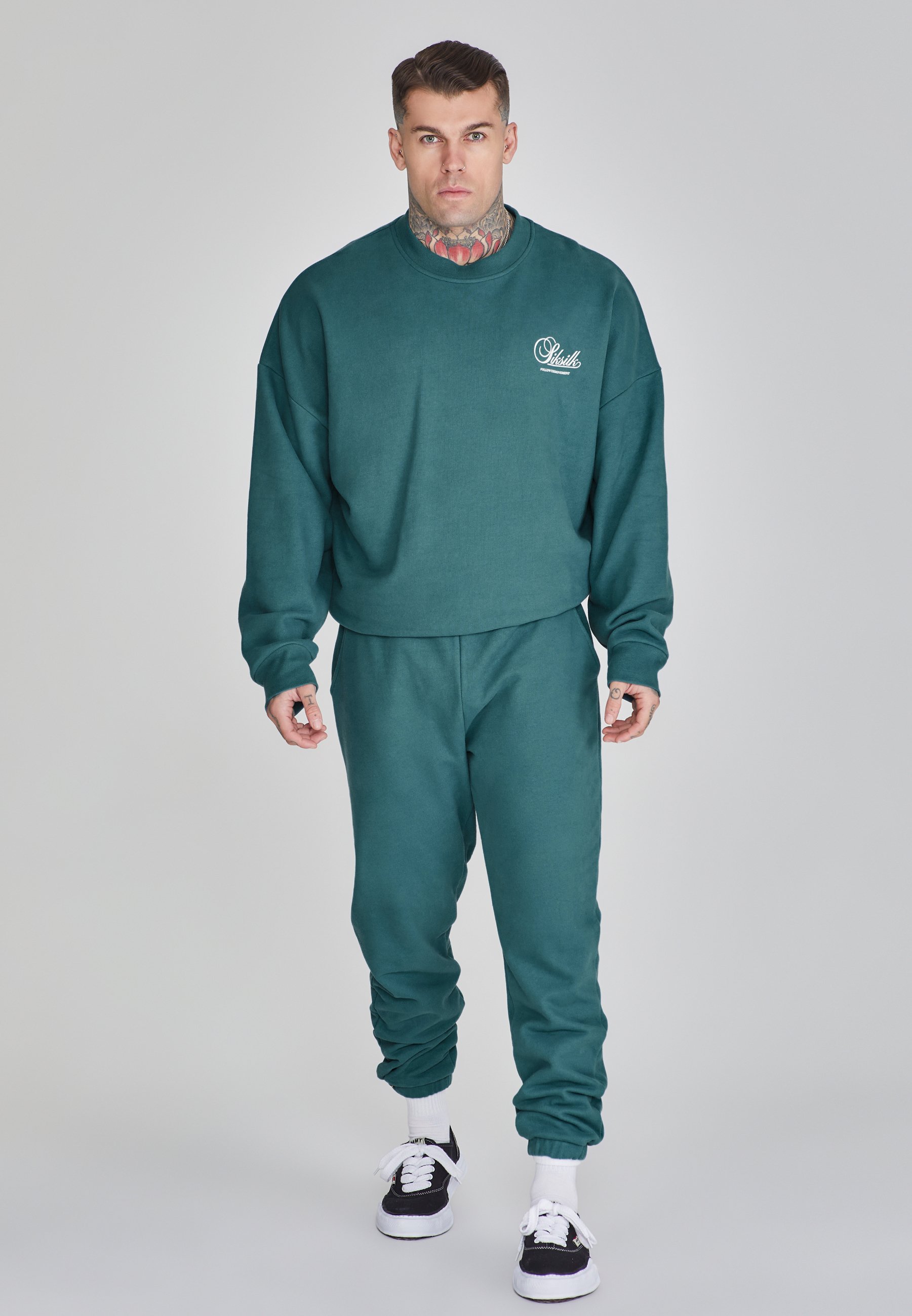 sudadera siksilk verde