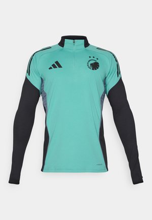 adidas Performance FC COPENHAGEN 1/4 ZIP TOPS - Article de supporter d'équipe de club - fade ocean/black/onix