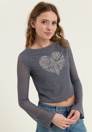 Long sleeved top - dark grey