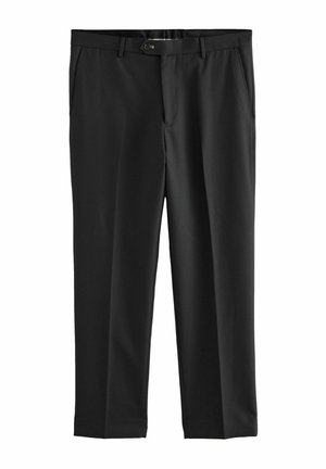 Next REGULAR FIT TRIMMED TEXTURED SELF LAPEL - Housut - black