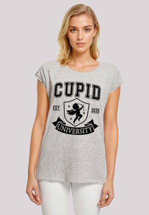 CUPID UNIVERSITY VALENTINSTAG - Print T-shirt - heather grey