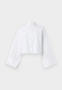 LONG SLEEVED SHIRT - Button-down blouse - white