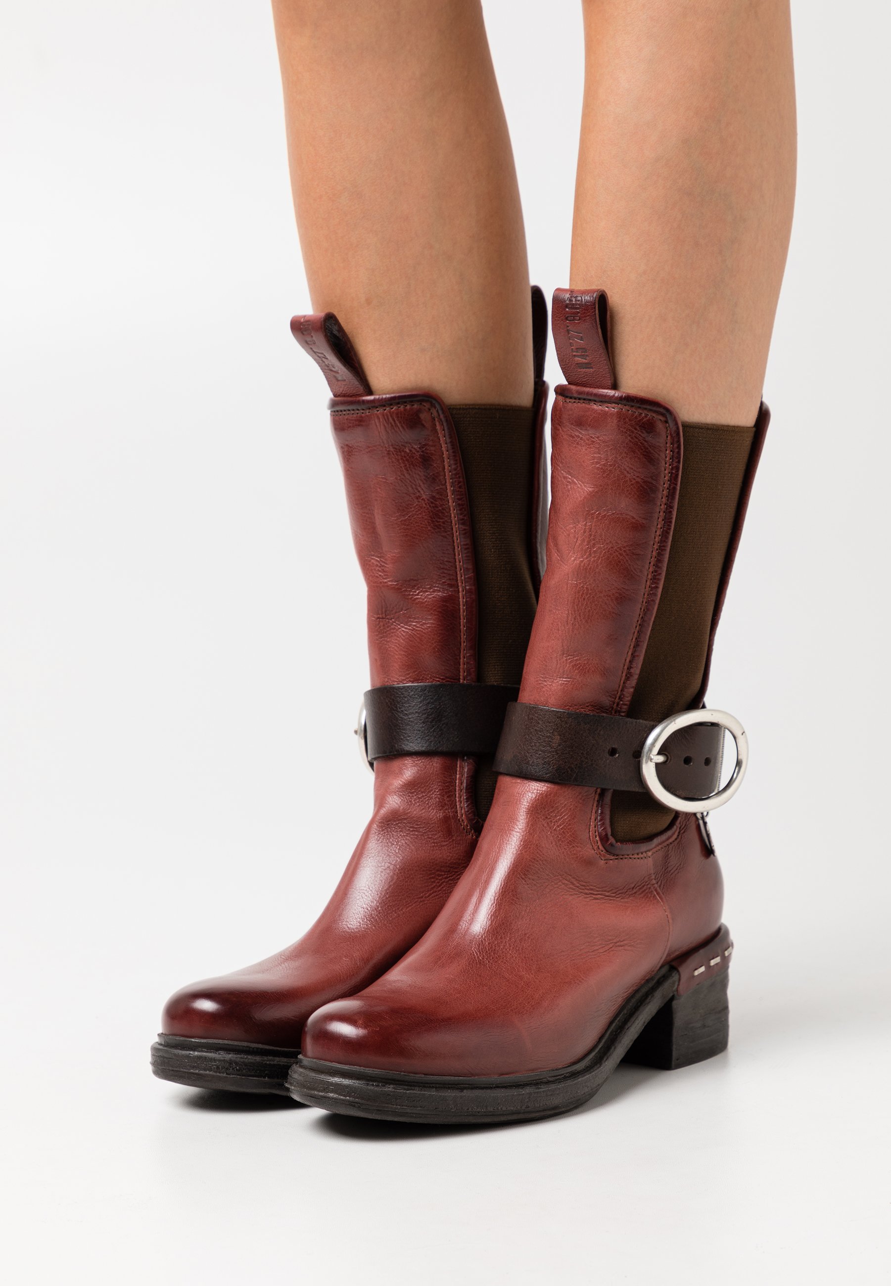 stivali texani bordeaux