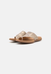 Gabor T-bar sandals - beige/muschel