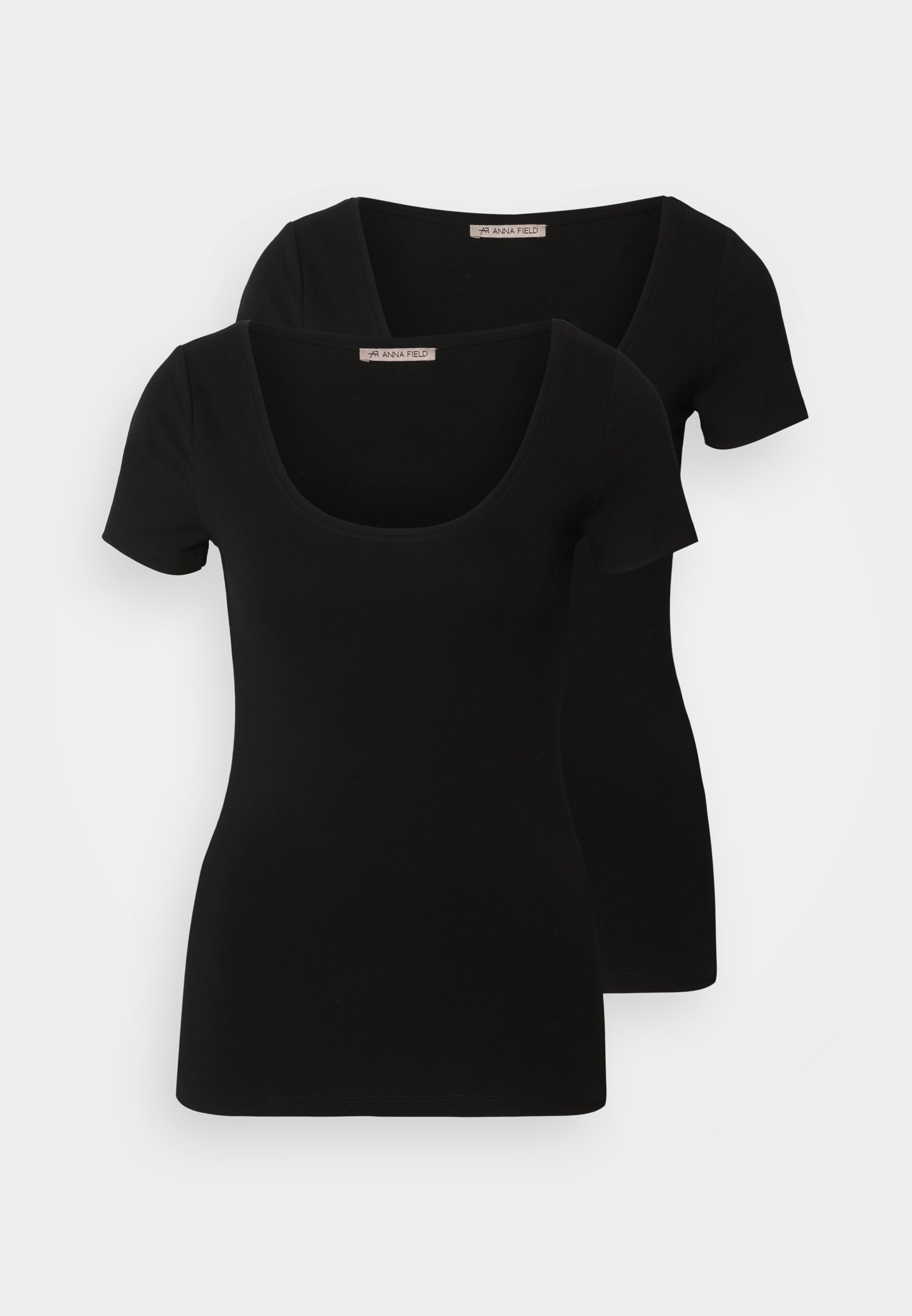 2 pack t-shirt black