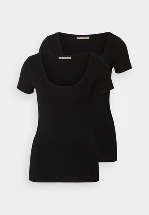 2 PACK  - T-shirt basique - black