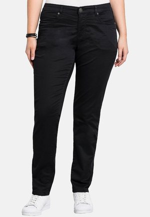 Sheego, Trousers - black