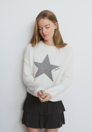 EMBROIDERED  - Jersey de punto - crudo