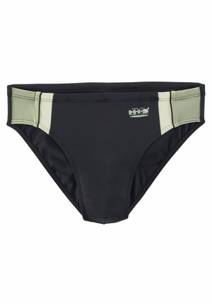 H.I.S, Badehose Slip - schwarz oliv