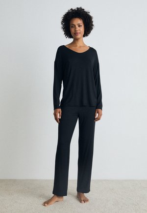 TIMELESS SENSUALITY SET - Pyjama set - black
