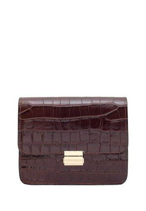 Sac bandoulière - marrons croco