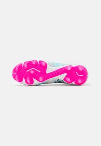 Puma FUTURE 7 MATCH LACELESS FG/AG - Scarpe da calcio per erba sintetica - white/black/poison pink