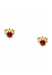 Live Diamond Boucles d'oreilles - gul guld rød
