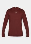 ROAD WINTER SEAMLESS TOP - Camiseta de manga larga - dark red planet