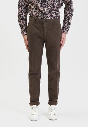 TEXTURED - Chino - tortora