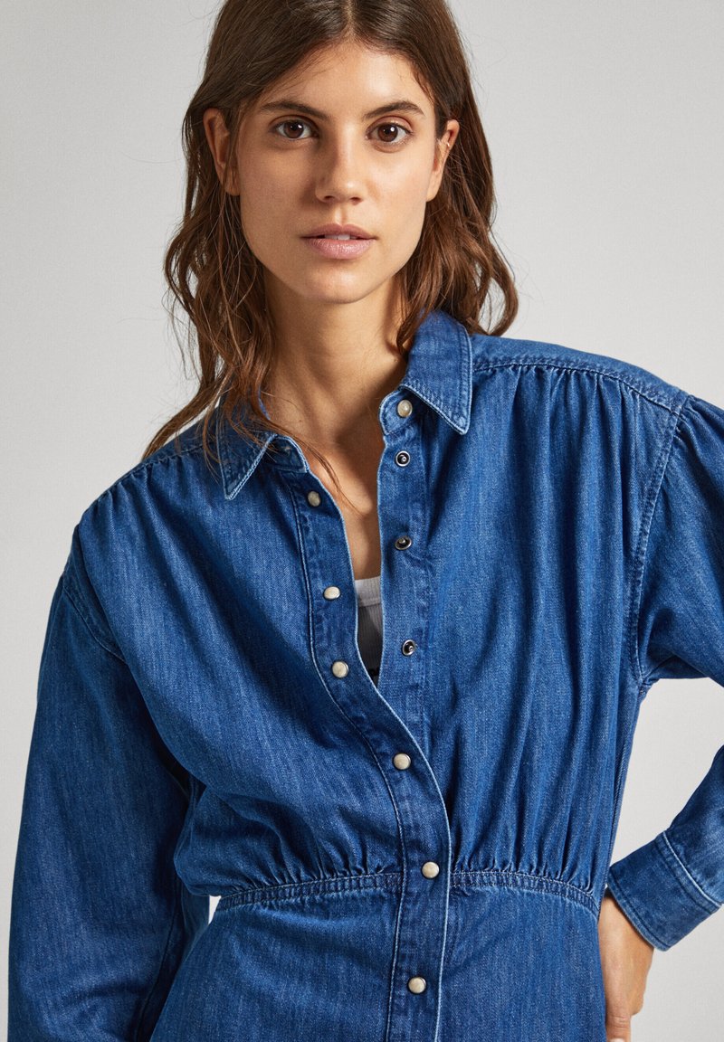 pepe jeans denim dress Denim dress MAGGIE Pepe Jeans London | color Blue